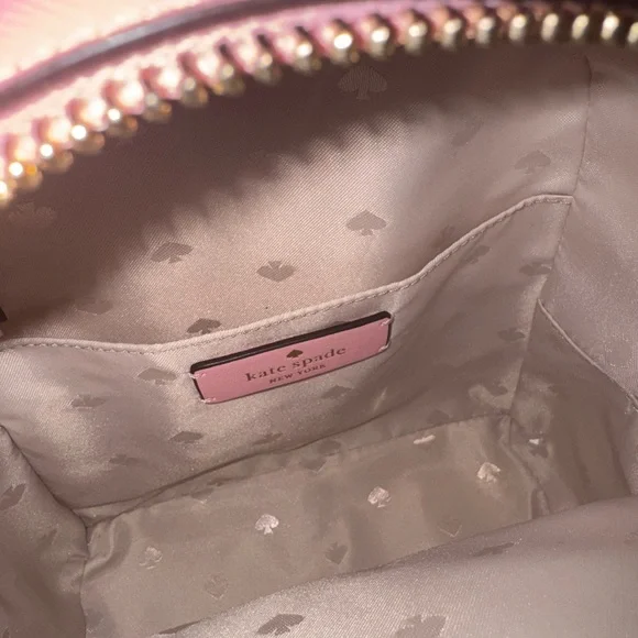 Authentic NWOT Kate Spade Pink Backpack with Gold Hardware - Picture 2 of 9